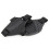 2Pcs Rubber Motorcycle Shifter Boot Cover Black White 1