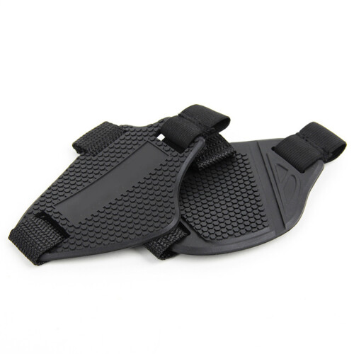 2Pcs Rubber Motorcycle Shifter Boot Cover Black White