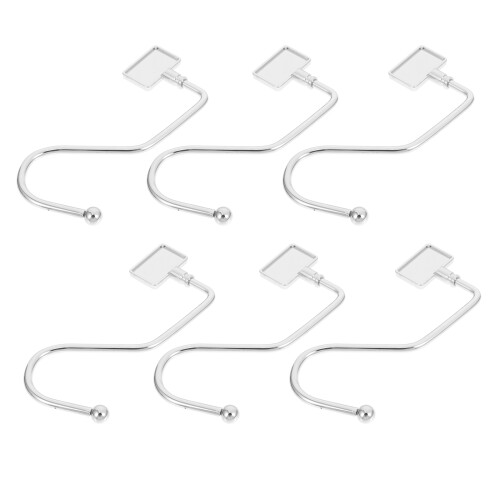 12 Pcs Handbag Hangers Bag Hooks Pouch Desktop Table Holders 2