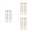 12 Pcs Double Ended Eyebrow Brush For Women Makeup Tool 4