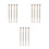 12 Pcs Double Ended Eyebrow Brush For Women Makeup Tool 7