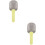 2Pcs Multifunctional Small Plastic Pet Food Spoon Mini Spatula Scoop 8