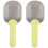 2Pcs Multifunctional Small Plastic Pet Food Spoon Mini Spatula Scoop 4