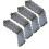 5Pcs 16 Grids Kunststoff Angeln Lagerung Box 7