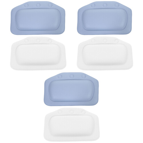 6 Pcs Bathtub Pillows Comfortable Head Rest 2