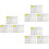 9 Pcs Introductory Piano Stave Stickers Keyboard Decals 6