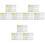 9 Pcs Introductory Piano Stave Stickers Keyboard Decals 3