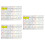 9 Pcs Introductory Piano Stave Stickers Keyboard Decals 11