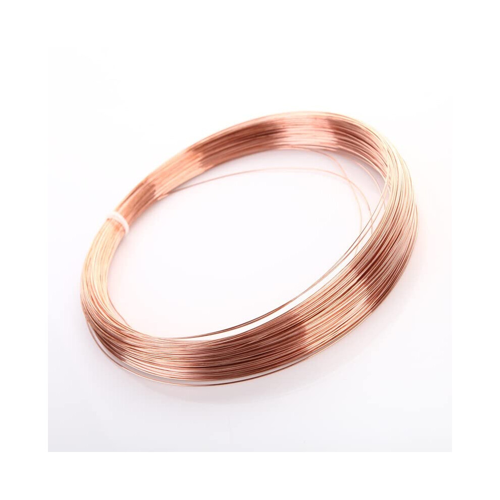 Copper Wire 5M Length 99.9% Pure T2 Bare Red Copper Diameter 0.2-1.0Mm 9354506166830