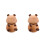 2Pcs Panda Shaped Wooden Toothpick Holder For Kitchen Restaurant Use 10