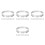 20 Pcs Aluminum Cup Ring Heat Resistant Sealing Machine Accessory 4
