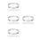 20 Pcs Aluminum Cup Ring Heat Resistant Sealing Machine Accessory 6