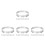 20 Pcs Aluminum Cup Ring Heat Resistant Sealing Machine Accessory 10