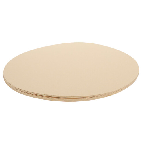 100 Pcs Round Kraft Paper For Diy Craft Projects Smooth Texture 36Cm