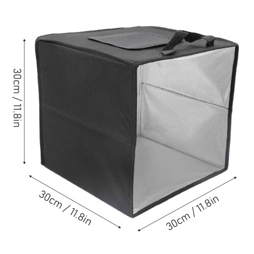 30cm Foldable LED Photo Studio Light Box with 6 Backgrounds 1