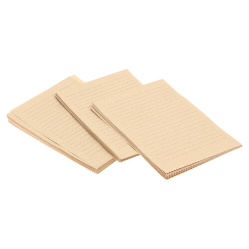 150 Sheets Vintage Kraft Lined Writing Paper A5 For Calligraphy