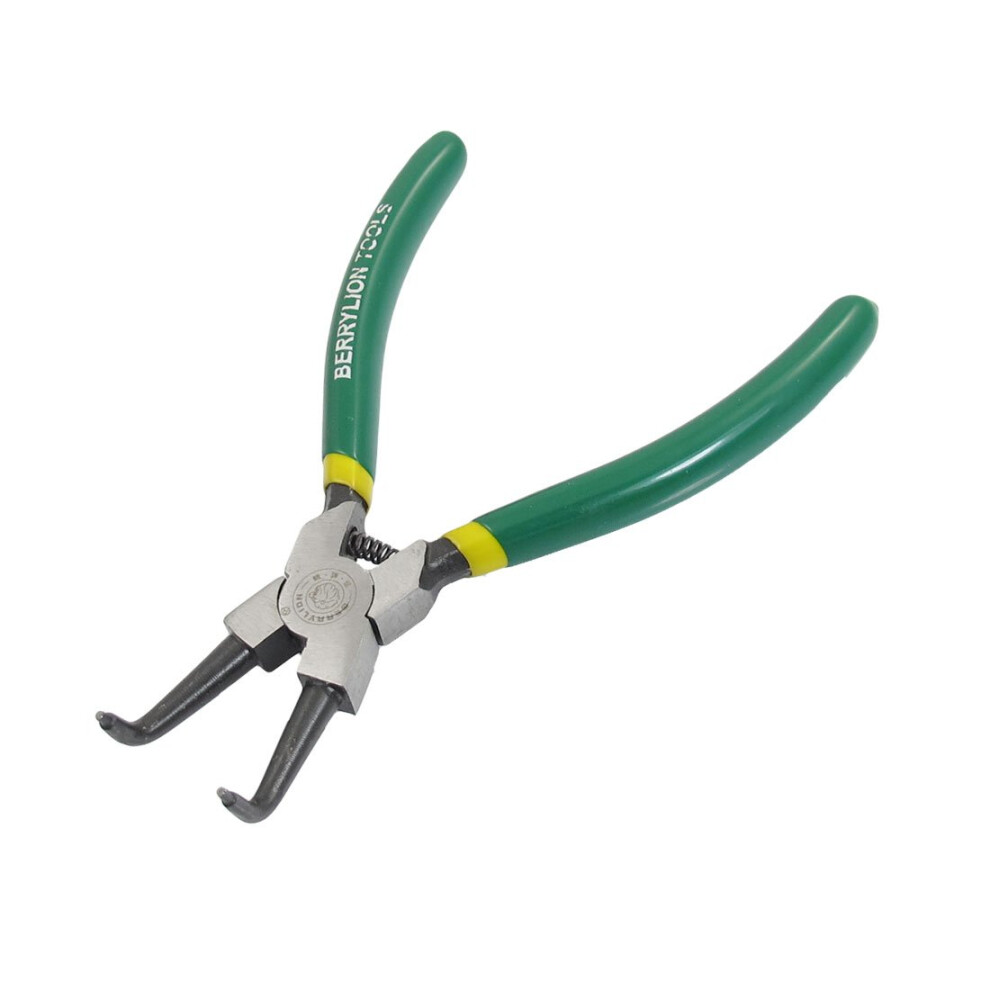 Circlip Plier Internal Bent Green Soft Plastic Coated Grip 6 Inch 9354506166984