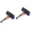 2Pièces Tête Acier Aluminium Pour Murs Argent 6