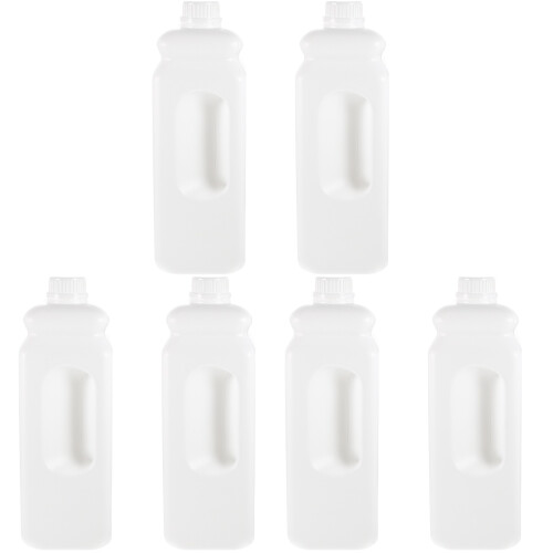 6 Pcs Reusable Leak-Proof Plastic Water Jug With Cap 1