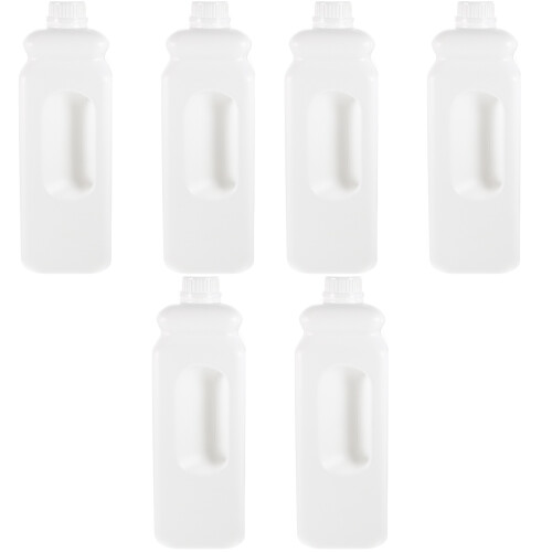 6 Pcs Reusable Leak-Proof Plastic Water Jug With Cap 2
