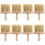 8 Pcs Wood Handle Dusting Brush For Windows And Keyboards 7