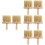 8 Pcs Wood Handle Dusting Brush For Windows And Keyboards 8