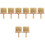 8 Pcs Wood Handle Dusting Brush For Windows And Keyboards 5