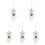 5Pcs Macrame Woven Wall Hanging Tapestry Handcrafted Room Decor 4