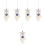 5Pcs Macrame Woven Wall Hanging Tapestry Handcrafted Room Decor 6