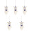 5Pcs Macrame Woven Wall Hanging Tapestry Handcrafted Room Decor 5