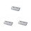 3Pcs Wall-Mounted PP Shoe Rack For Home And Bathroom Use (Grey) 5