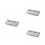 3Pcs Wall-Mounted PP Shoe Rack For Home And Bathroom Use (Grey) 8