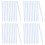 40 Pcs Bookbinding Slide Binders Spine Bars Plastic Grip Binding 7