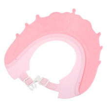 2Pcs Adjustable Silicone Baby Shower Cap With Ear Protection