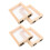12 Pcs Wooden Paper Making Screen With Frame Deckle Mold For Craft 3