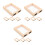 12 Pcs Wooden Paper Making Screen With Frame Deckle Mold For Craft 6