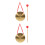 2Pcs Chinese Traditional Gong With Hammer Mallet And Hanging String 8
