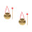 2Pcs Chinese Traditional Gong With Hammer Mallet And Hanging String 6