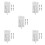 5Pcs Sliding Window Sash Locks Cam Latch For Double Hung Windows 6