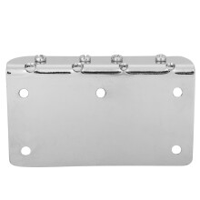 4 Sattel Harttail Elektrischer Bass Brücke Silber 80mm Ersatz