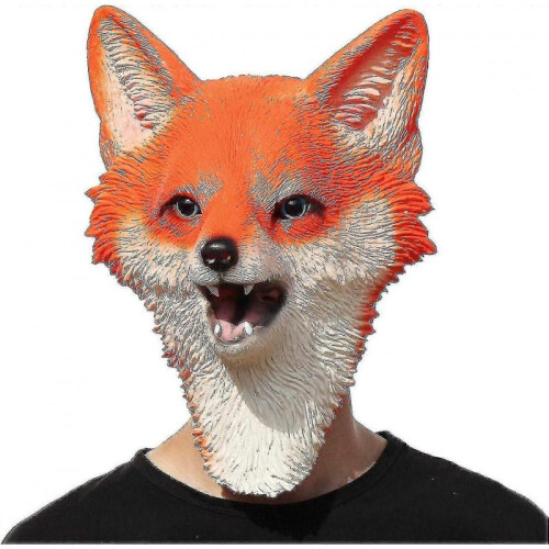 Fox Mask - Halloween Latex Animal Head Mask - DSW 1