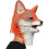 Fox Mask - Halloween Latex Animal Head Mask - DSW 1