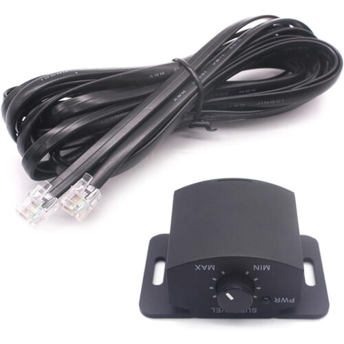 Amplifier Replacement Bass Knob 6-Pin Remote Subwoofer Volume Control Knob For Amplifier 1