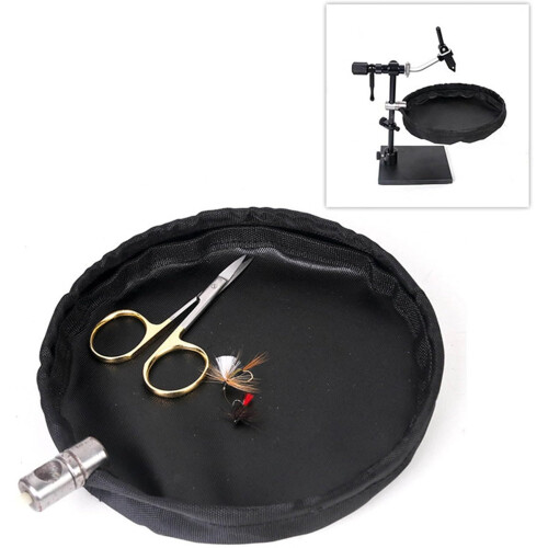 Fly Tying Trash Tray Nylon Coating Waste Basket Materials Storage Bag Tying Tools 1