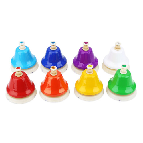 Kinder-8-Note-Handglocken-Set Buntes Musikinstrument Spielzeug für Kinder 1