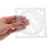 2Pcs Multifunctional Geometric Ruler Plastic Drafting Tool For Students 6