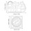 2Pcs Multifunctional Geometric Ruler Plastic Drafting Tool For Students 2