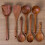 Wooden Spoon Smooth For Non-Stick Pan Soup Kitchen Use 8