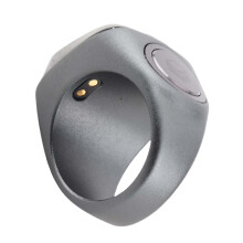 Wiederaufladbarer Bluetooth-Smart-Ring 0,49 Zoll OLED-Schrittzähler 20 mm Legierung