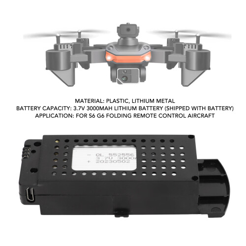 Lithium 3.7V 3000mAh Drone Battery Set with Charging Protection 2